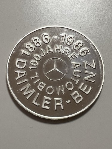 Mercedes benz medaille 1986 - mercedes,